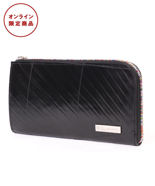 SEAL L-shaped zipper long wallet/Multicolor (PS-179M)
