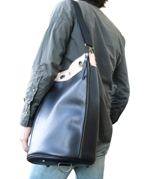 Street-Savvy Japan Made Bucket Bag | Recycled Tire Tube Bag