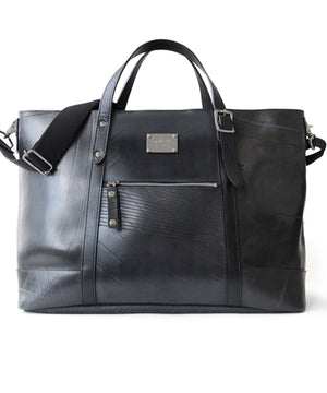 SEAL Work Tote for Men PS036 PLAIN BLACK Front View