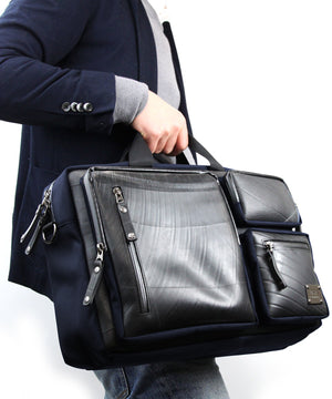 SEAL Carry on Bag for Business Travel BLACK Hand Carry View