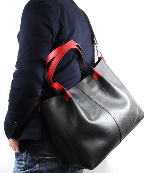 Japan Made Carry-All Tote | Upcycled Tire Tube Bag | SEAL