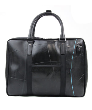 SEAL Briefcase for Men PS064 BLACK Back View