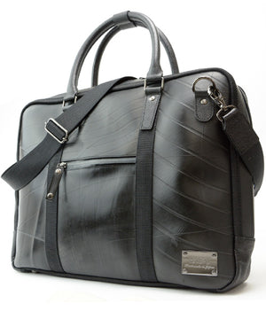 SEAL Briefcase for Men PS064 PREMIUM BLACK Side View
