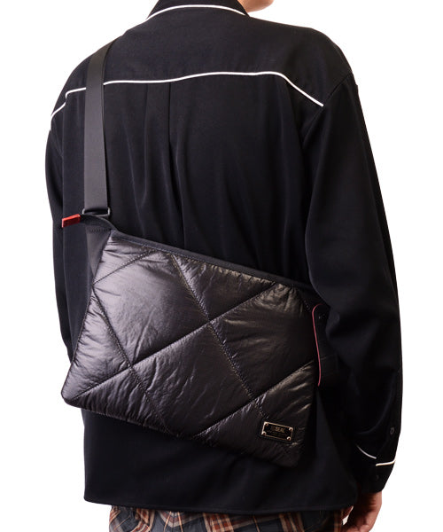 FUJIKURA PARACHUTE　SEAL ブラック ショルダーバッグ　新品 Seal x Fujikura Parachute Sakosh Bag AIR MODEL L (FS-014) - SEAL