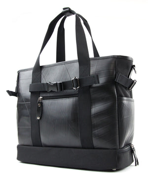 SEAL Weekender Tote With Shoe Compartment PS060 BLACK Back View