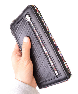 Seal Long wallet / Multi colored zipper (PS-035M)