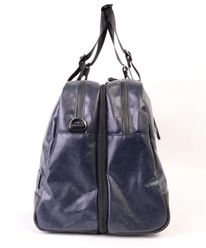 SEAL x Morino Canvas Carry On Bag NAVY Side Zipper View