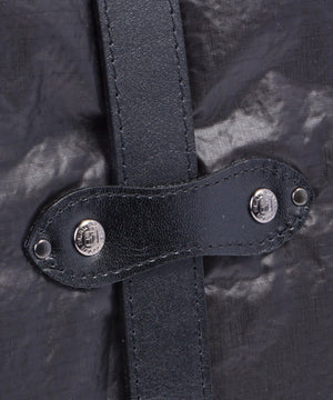 SEAL x Fujikura Parachute Luggage Bag BLACK Genuine Leather 