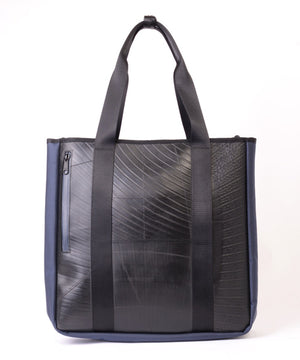 SEAL Recycled Tire Tube Men's Tote Bag PS151 NAVY BACK View