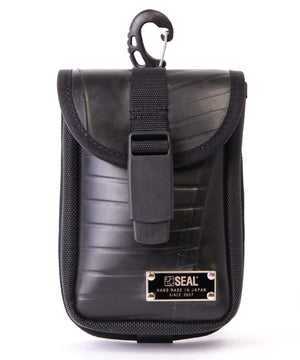 SEAL belt bag BLACK front view