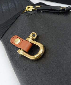 SEAL Morino Canvas Bum Bag MS0250 Gold Signature Shackle