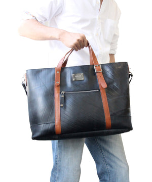 SEAL Work Tote for Men PS036 BROWN Hand Carry View