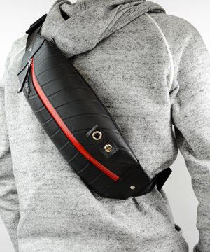 SEAL bum bag PS037s RED Over the Shoulder Back View 