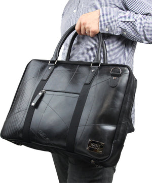 SEAL Briefcase for Men PS064 BLACK Handle Hand Carrying View