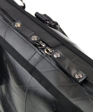 SEAL Briefcase for Men PS064 BLACK Zip Top Closure