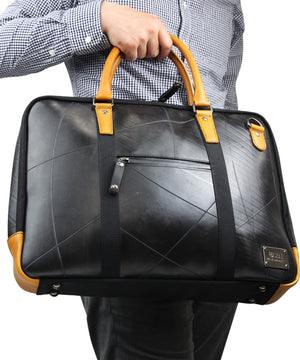 SEAL Briefcase for Men PS064 BROWN Hand Carrying View