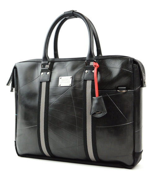 Made In Japan Classic Briefcase | Recycled Tire Tube Bag
