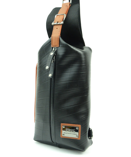 Casual Sling Backpack, Recycled Tire Tube Bag