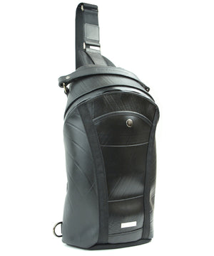 SEAL Men's Sling Backpack PS084 BLACK Side View