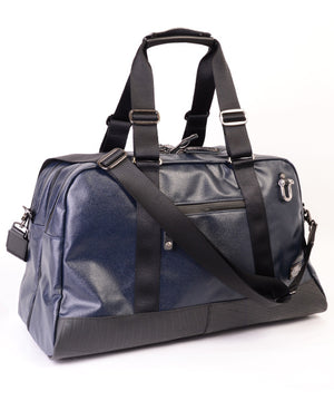 SEAL x Morino Canvas Carry On Bag NAVY Side View