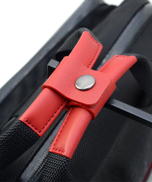 SEAL Carry on Bag for Business Travel RED Handle View